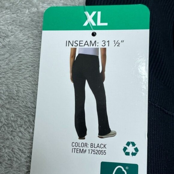 32 Degrees Cool Active Flare Pants Black XL Polyester Spandex d0430 - Picture 5 of 7